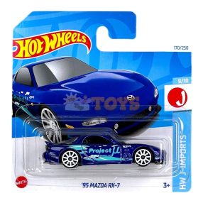   Hot Wheels Die-Cast Car '95 Mazda RX-7 HTD97 HW J-Imports