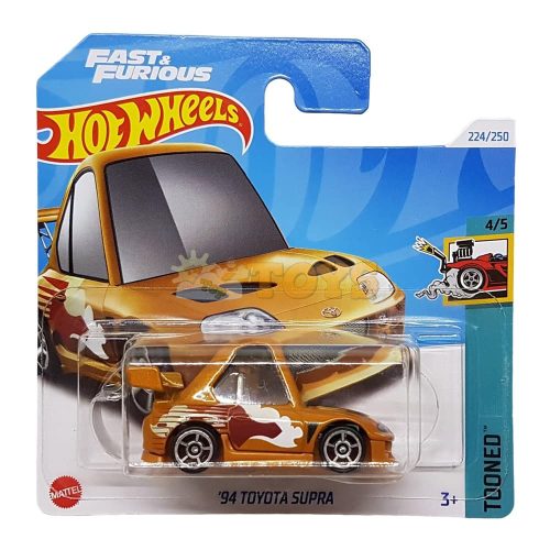 Hot Wheels Die-Cast Car '94 Toyota Supra HTF27 Tooned