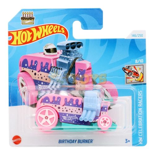 Hot Wheels Die-Cast Car Birthday Burner HTD83 HW Celebration Racers