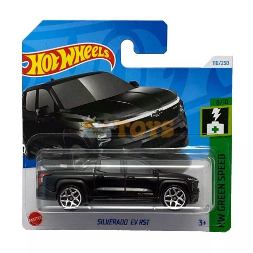 Hot Wheels Die-Cast Car Silverado EV RST HTD57 HW Green Speed