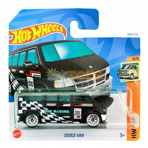 Hot Wheels Die-Cast Car Dodge Van HTB95 HW Vans