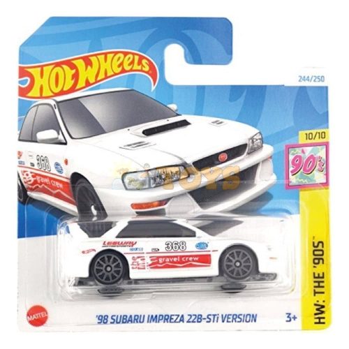 Hot Wheels Die-Cast Car '98 Subaru Impreza 22B-STi Version HTB12