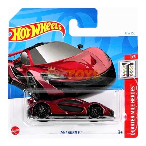 Hot Wheels Die-Cast Car McLaren P1 HTD92 Quarter Mile Heroes