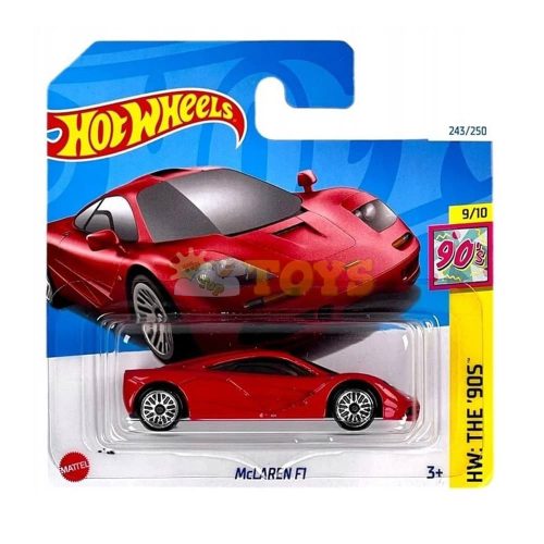 Hot Wheels Die-Cast Car McLaren F1 HTB11 HW: The '90s