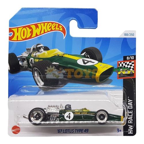 Hot Wheels Die-Cast Car '67 Lotus Type 49 HTD99 HW Race Day