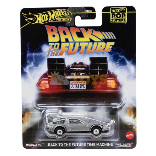 Hot Wheels Premium Pop Culture Back To The Future Time Machine JBL65