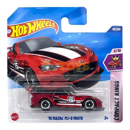 Hot Wheels kisautó '15 Mazda MX-5 Miata JBB18 Compact Kings