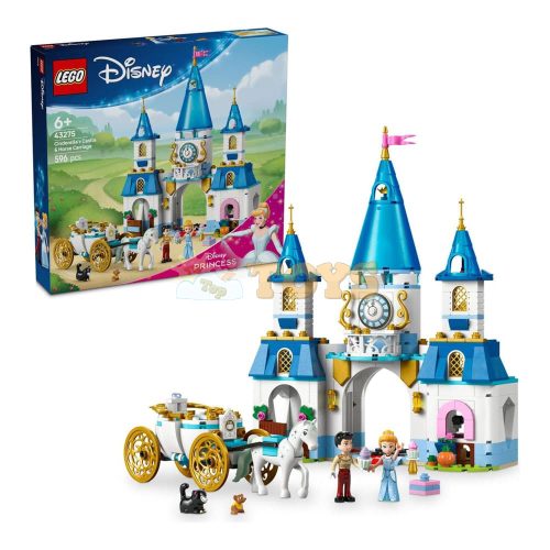 LEGO® Disney Cinderella's Castle & Horse Carriage 43275
