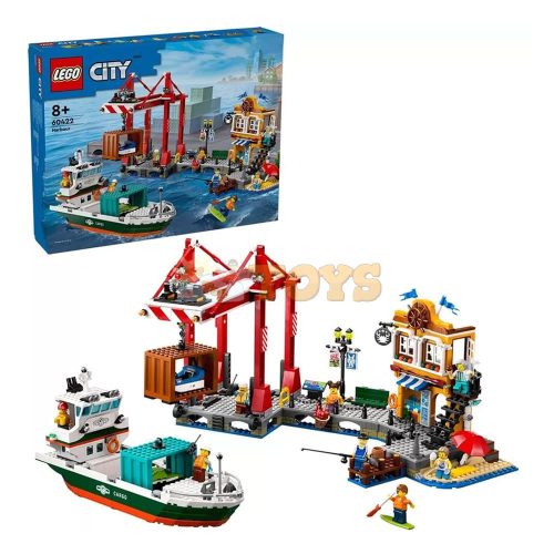 LEGO® City Seaside Harbor with Cargo Ship 60422