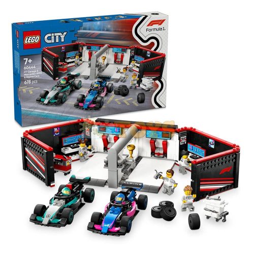 LEGO® City F1® Garage & Mercedes-AMG & Alpine Cars 60444