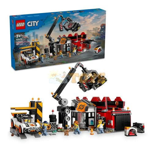 LEGO® City Scrapyard with Cars 60472