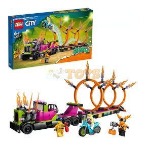 LEGO® City Stunt Truck & Ring of Fire Challenge 60357