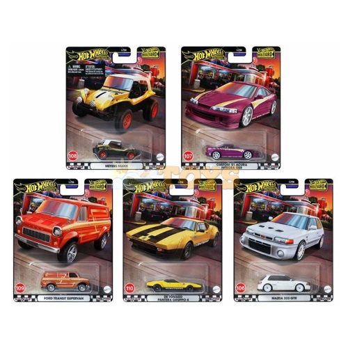 Hot Wheels Premium Boulevard Series Car Set  106-110 GJT68-956Y
