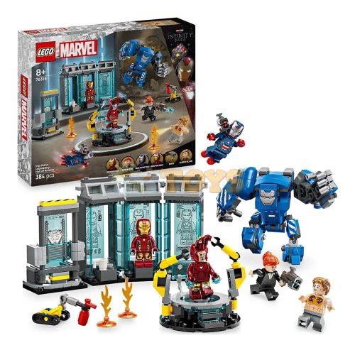 LEGO® Marvel Iron Man's Laboratory: Hall of Armor 76315 - 384 pieces
