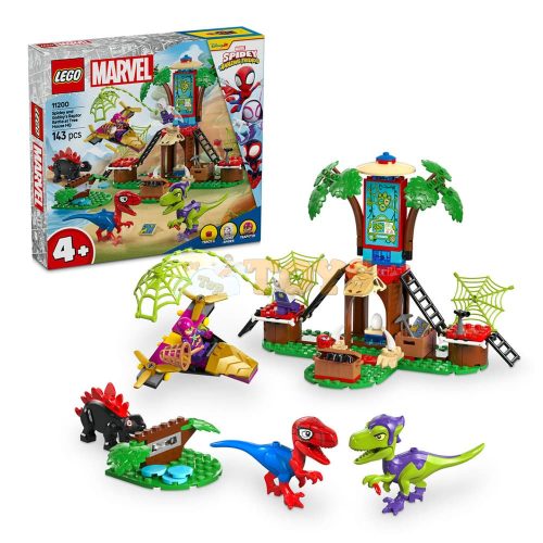 LEGO® Marvel Spidey and Gobby's Raptor Battle at Tree House HQ 11200