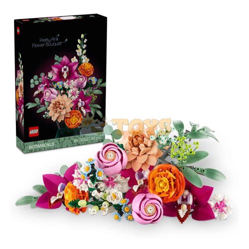 LEGO® Botanicals Pretty Pink Flower Bouquet 10342 - 749 pieces