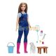 Barbie 65Th Anniversary Careers Farm Vet Doll & 10 Accessories Including Lamb With Moving Ears HRG42