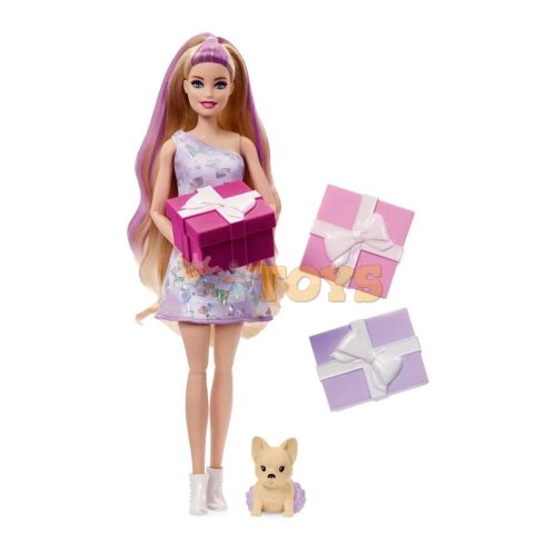 Barbie Party Unboxed Pet Birthday Series Doll & Accessories JFG70 - Mattel
