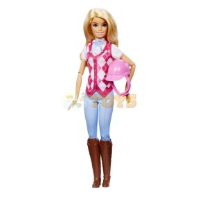  Barbie Mysteries: The Great Horse Chase Barbie “Malibu” Doll With Riding Clothes HXJ38