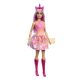 Barbie Unicorn Doll With Pink Hair, Ombre Outfit HRR13 - Mattel