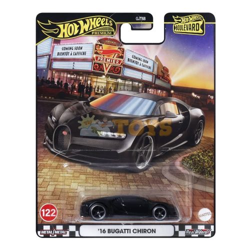 Hot Wheels Premium Boulevard '16 Bugatti Chiron JBL30 - Mattel