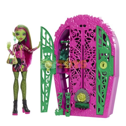 Monster High Skulltimate Secrets Garden Mysteries Playset, Venus Mcflytrap Doll With 19+ Surprises HYT75