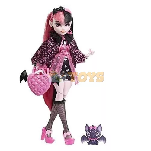 Monster High Draculaura Fashion Doll With Pet Count Fabulous And Accessories HHK51