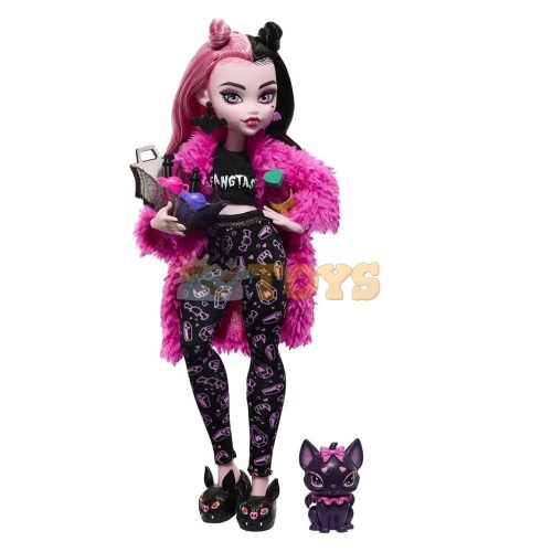 Monster High Doll And Sleepover Accessories, Draculaura, Creepover Party HKY66