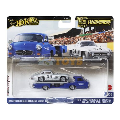 Hot Wheels Premium Team Transport Mercedes-Benz 300 SL / '55 Mercedes HRV48