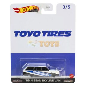   Hot Wheels Premium '69 Nissan Skyline Van HKD05 Real Riders
