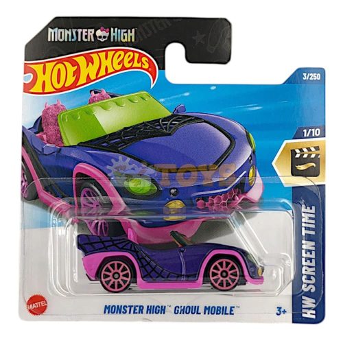 Hot Wheels Monster High Ghoul Mobile HYW61 HW Screen Time Metal Car