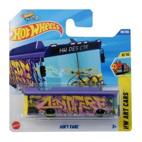 Hot Wheels Metal Bus Ain't Fare JBB67 Art Cars