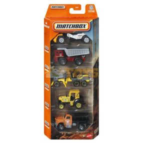 MATCHBOX Set of 5 metal cars MBX Construction JBX34 - Mattel