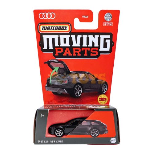 MATCHBOX Metal Car 2023 Audi RS 6 Avant JBW84 Moving Parts