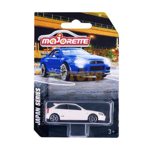 majorette Metal car Honda Civic TYPE R EK9 white Japan Series