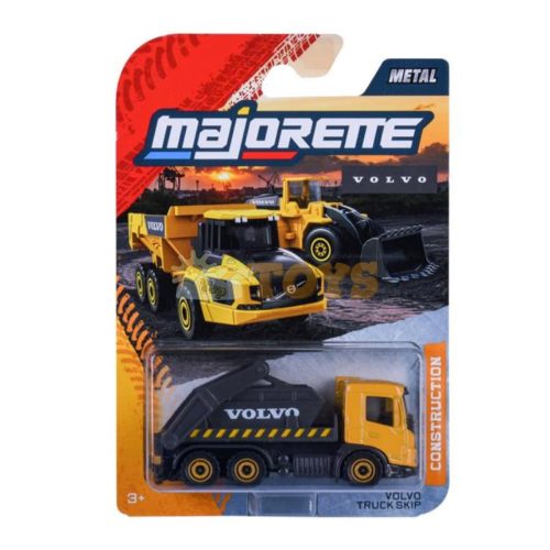 majorette Volvo Truck Skip Construction Metal Car 85 0310 0000