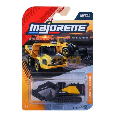 majorette Volvo Excavator Construction Metal Car 85 0310 0000