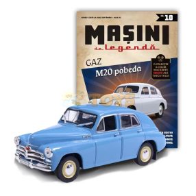 Legendary Cars - GAZ M20 Pobeda blue - car model 1:43