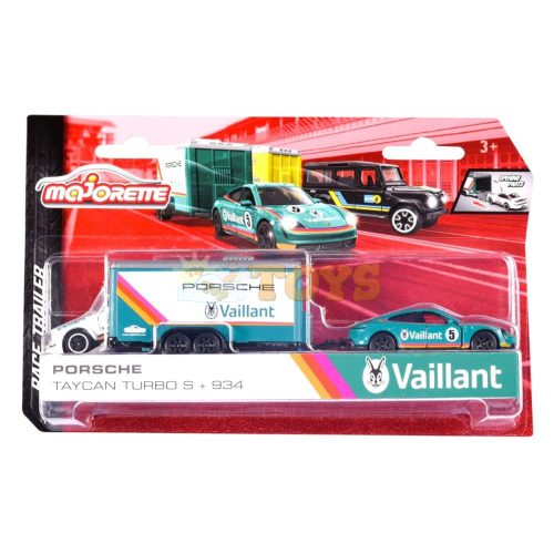 majorette Porsche Taycan Turbo S and Porsche 934 Diecast Car