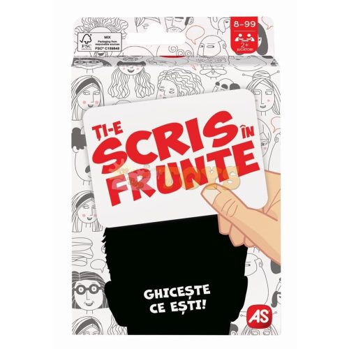 Card game Ți-e scrie în frunte Ghicește ce ești 1040-24404 - AS Games