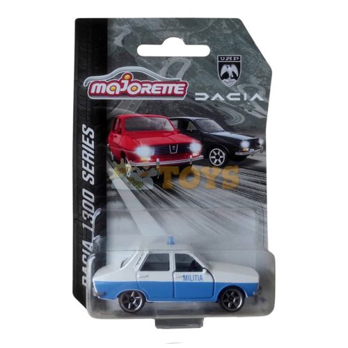 majorette Metal car Dacia 1300 Series Militia white blue