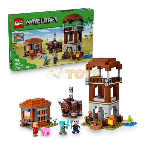 LEGO® Minecraft The Pillager Outpost and Ravager 21278 - 665 pieces