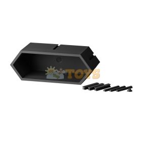   Diecast Car Display HEX64 Hexagonal 1:64 - Black (Hot Wheels - Matchbox - Majorette)