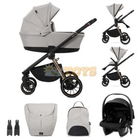   Lorelli 3-in-1 baby stroller, Bianca, equipped with anti-reflux system, up to 22 kg, Beige