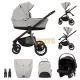 Lorelli 3-in-1 baby stroller, Bianca, equipped with anti-reflux system, up to 22 kg, Beige